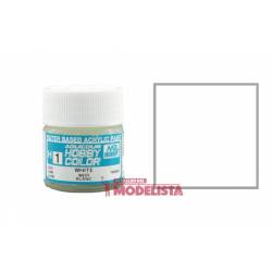 Blanco brillante 10 ml. Gunze Sangyo. HOBBY COLOR H001