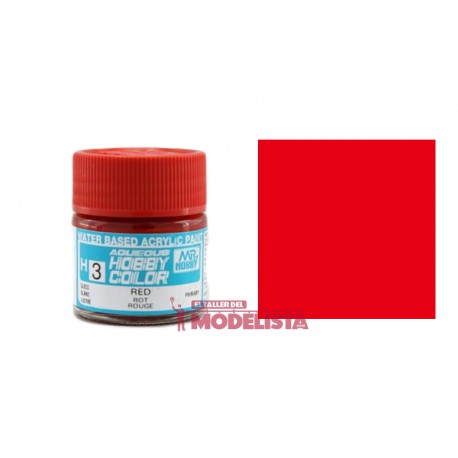 Red 10 ml. Gunze Sangyo. HOBBY COLOR H003