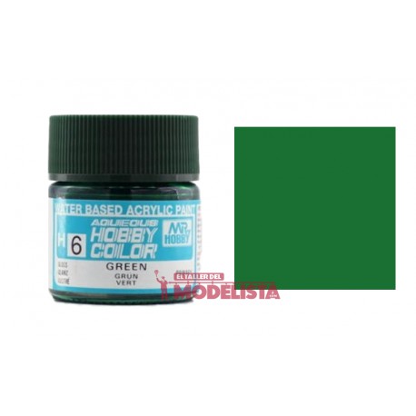 Verde 10 ml. Gunze Sangyo. HOBBY COLOR H006