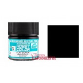 Flat black 10 ml. Gunze Sangyo. HOBBY COLOR H012