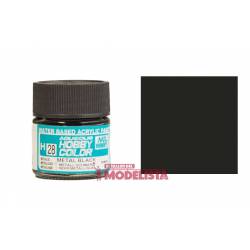 Negro metal 10 ml. Gunze Sangyo. HOBBY COLOR H028