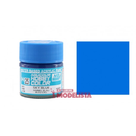 Azul cielo 10 ml. Gunze Sangyo. HOBBY COLOR H025