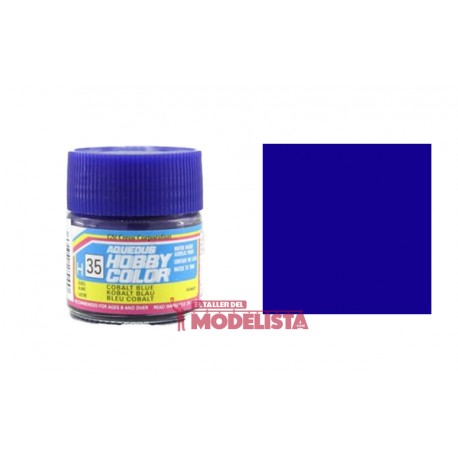 Cobalt blue 10 ml. Gunze Sangyo. HOBBY COLOR H035