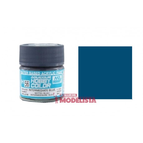 Azul intermedio 10 ml. Gunze Sangyo. HOBBY COLOR H056