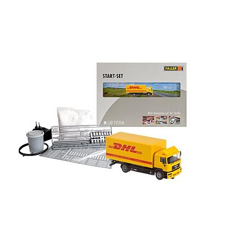 Car System Start-Set DHL lorry. FALLER 161607