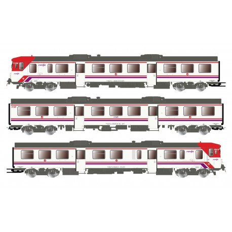 3-unit DMU class 592 “Cercanías”, RENFE.