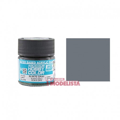 Gris RLM75 10 ml. Gunze Sangyo. HOBBY COLOR H069