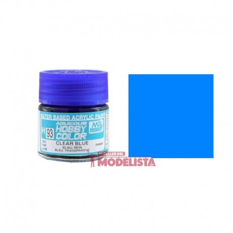 Clear blue 10 ml. Gunze Sangyo. HOBBY COLOR H093