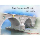 Bridge on river two ways. PN SUD MODELISME 8757