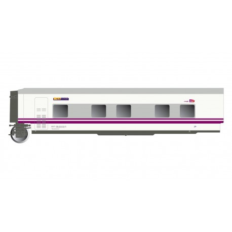 Train "Elipsos" coach TWL6, RENFE-SNCF.