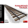 Railroad track.