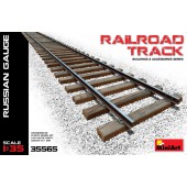 Railroad track.