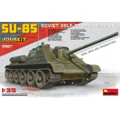 Autopropulsado soviético SU-85, producción inicial.