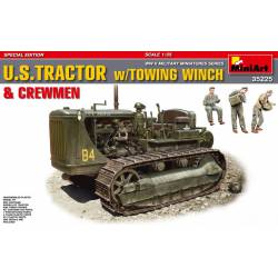 U.S. tractor with towing winch.