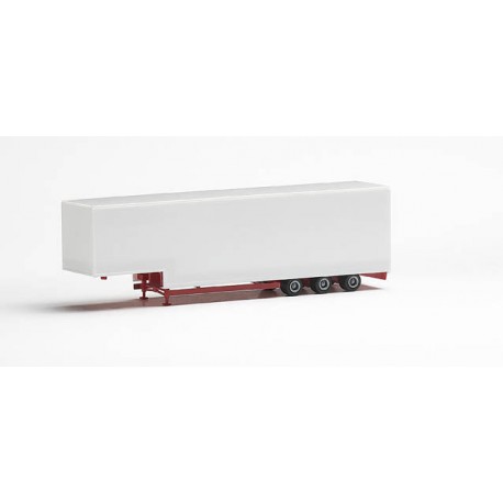 Jumbo box trailer with undercarriage protection, 3a.