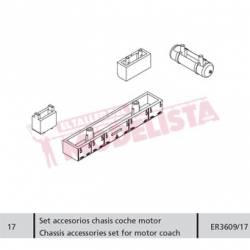 Set accesorios chasis coche motor, RENFE 470.