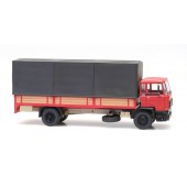 DAF, canvas cover semitrailer.