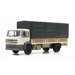 DAF 2100, canvas cover semitrailer.