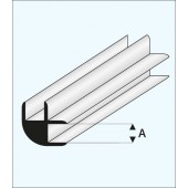 Conector en "L" 1,0 mm. MAQUETT 449-51/3