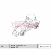 Bogie completo DC para 352 de RENFE.