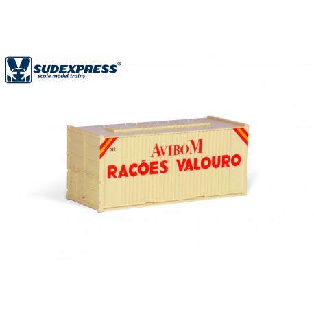 Contenedor de 20' RAÇOES VALOURO años 80-90.