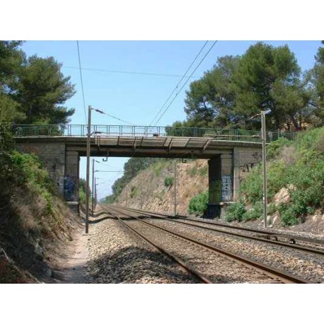 Puente de hormigón. PN SUD MODELISME 8701