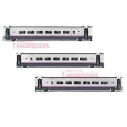 Euromed S-101 coaches set, RENFE. ELECTROTREN 3525