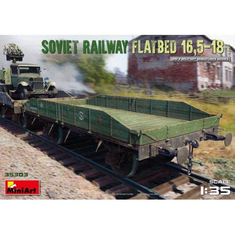 Soviet railway flatbed 16,5-18t.