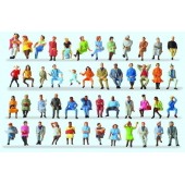 48 figuras sentadas. PREISER 14418