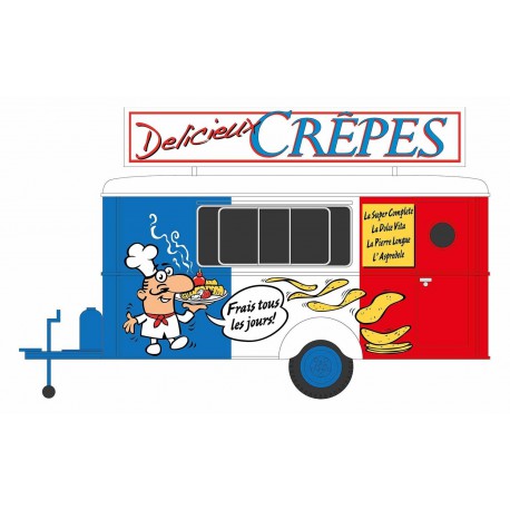 Crepes trailer.