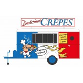 Puesto de venta "Crepes".