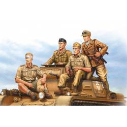 German panzer tank crew.