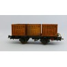 Container wagon COMAC, RENFE. Weathered.