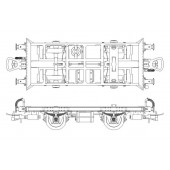 Unified frame with vacuum brake, RENFE.