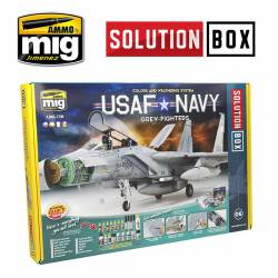 Solution box USAF Navy grey fighters.