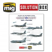 Solution box USAF Navy grey fighters.