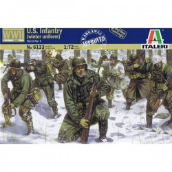 Infantería USA de invierno.