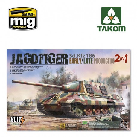 Jagdtiger, versión temprana/última.