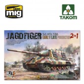 Jagdtiger, early/late version.