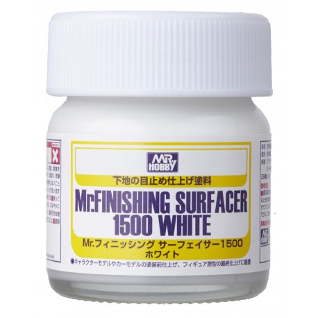 Mr Finishing Surfacer 1500. 40 ml. Blanco.