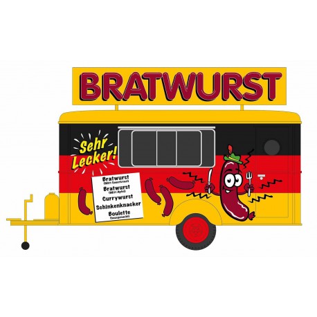 Puesto de venta "Bratwurst".