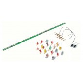 Lighting installation kit, warm white.