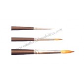 Kolinsky sable brush Nº 4/0.  VALLEJO 18040