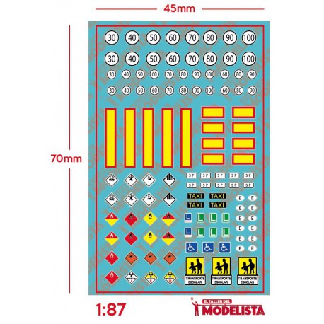 Indicativos de transporte por carretera. ETM 9041