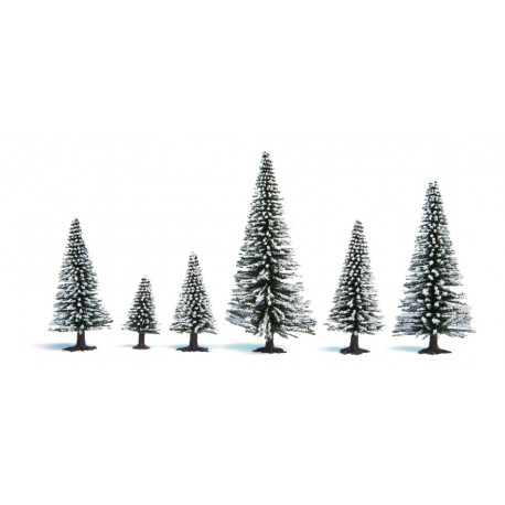 Model fir trees.