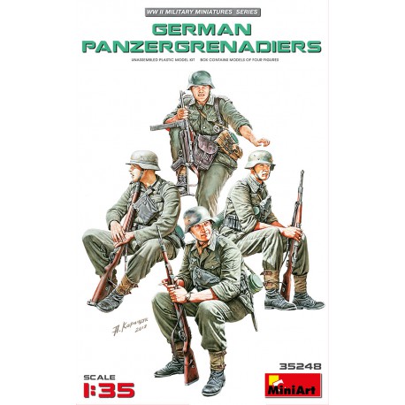 Panzergranaderos alemanes.