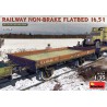 Railway non-brake flatbed.