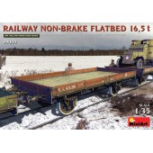 Railway non-brake flatbed.