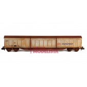 Sliding walls wagon Habis, Transfesa. Weathered.