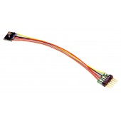 LokPilot Micro V5.0 DCC decoder, 6-pin plug.